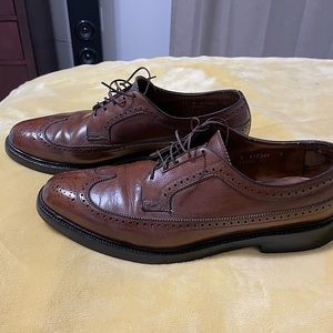 VTG FLORSHEIM Imperial 93602 HcWingtip Longwing 5 Nail Shoes / Size 12 B